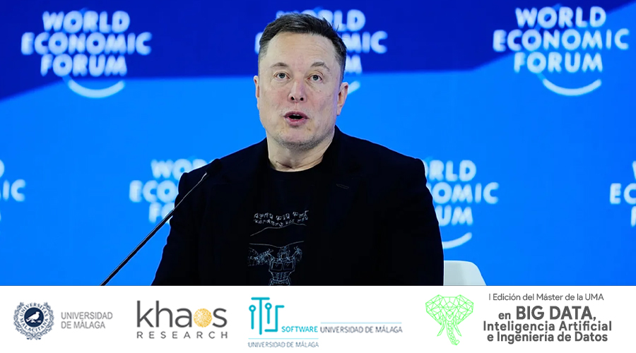 Musk en Davos: "La IA será más inteligente que cualquier humano para 2026"